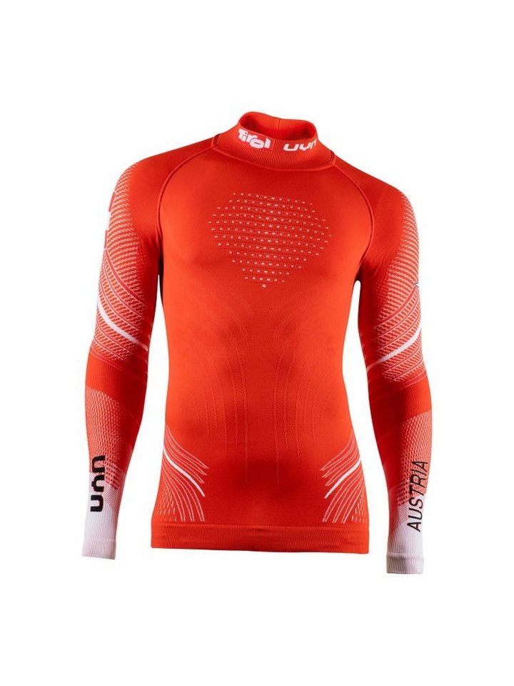 UYN Langarmshirt Natyon 2.0 Turtle Neck enganliegend Austria/Österreich rot Herren von UYN