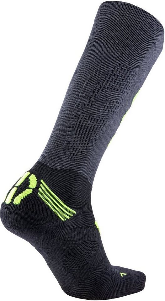 UYN Laufsocken UYN MAN RUN COMPRESSION FLY SOCKS ANTHRACITE/YELL FLUO von UYN