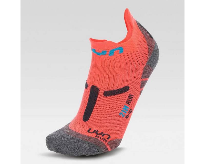 UYN Laufsocken UYN Woman Run 2IN Socks coral Fl/anthracite von UYN