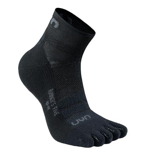 UYN MAN Runner's Five Low Cut Socks Black - 39-41 von UYN
