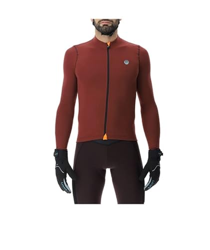 UYN Men's Biking Lightspeed OW Long_SL T-Shirt, Port Royal/Schwarz, Medium von UYN