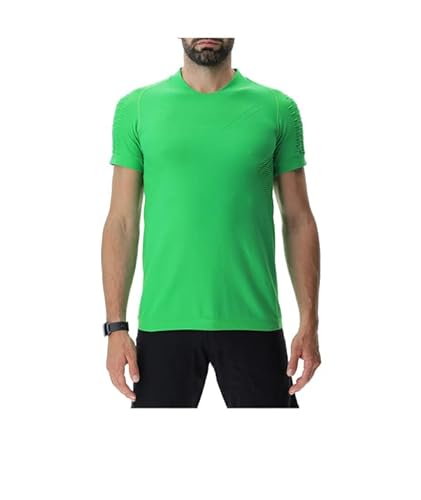 UYN Men's Run FIT OW SH_SL T-Shirt, Grüne Flagge, Medium von UYN