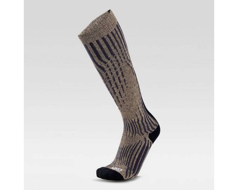 UYN Skisocken Cashmere Shiny Ski (edle Kaschmirsocken, atmungsaktivit) gold/schwarz von UYN