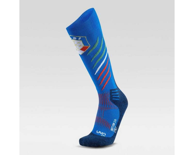 UYN Skisocken Natyon 2.0 Italien (Italy) blau Herren -1 Paar von UYN