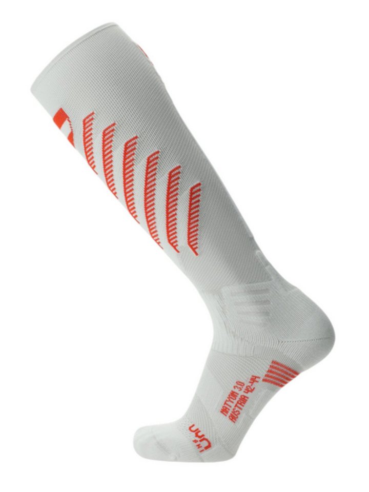 UYN Skisocken Natyon 3.0 Österreich/Austria (Kniestrümpfe) weiss/rot -1 Paar von UYN