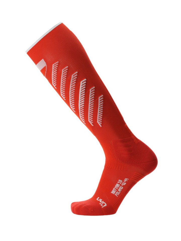 UYN Skisocken Natyon 3.0 Polen/Poland (Kniestrümpfe) rot/weiss -1 Paar von UYN