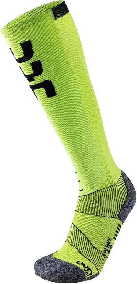 UYN Skisocken UYN MAN SKI EVO RACE SOCKS GREEN LIME/BLACK von UYN
