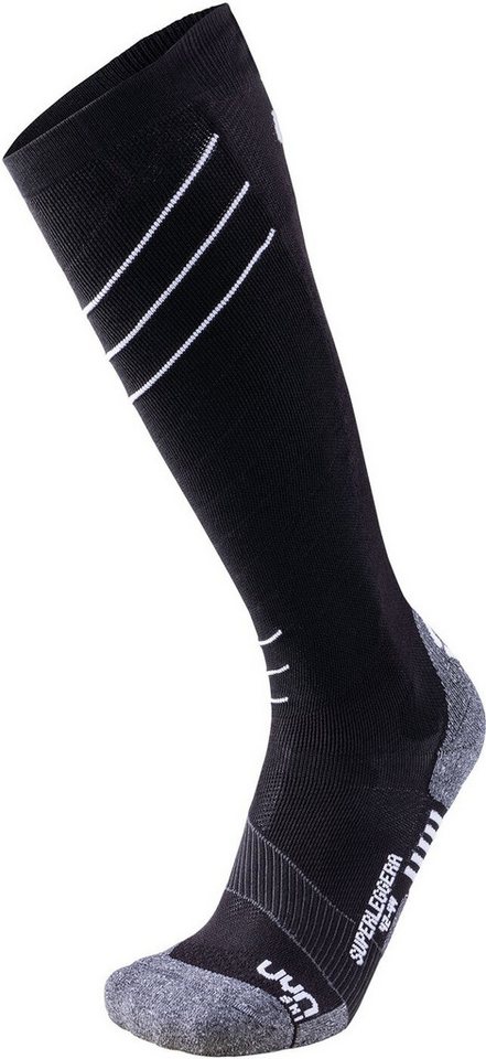 UYN Skisocken UYN MAN SKI SUPERLEGGERA SOCKS BLACK/WHITE von UYN