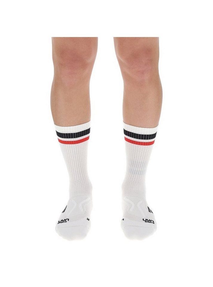 UYN Tennissocken Crew weiss/schwarz Herren - 1 Paar von UYN