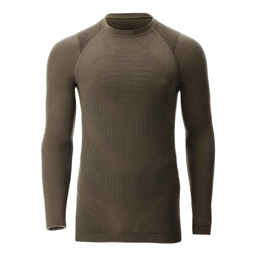 UYN U100307-M450 FUSYON Defender UW LG_SL.Round Neck T-Shirt Herren Tactical Coyote L/XL von UYN