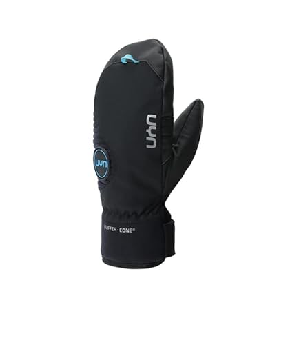UYN Unisex YETI Mittens Gloves, Schwarz Schwarz, XL von UYN