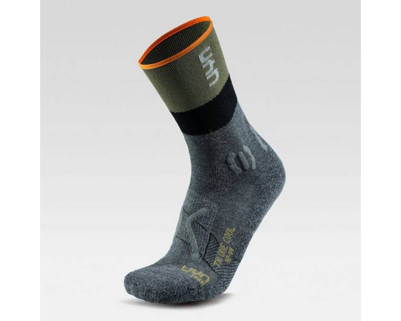 UYN Wandersocken UYN Man Trekking one cool Socks anthracite/green von UYN