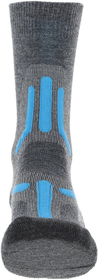 UYN Wandersocken UYN WOMAN TREKKING 2IN MERINO MID S MID GREY/TURQUOISE von UYN