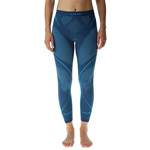 UYN Women's EVOLUTYON UW Long Pants, Poseidon Blue/Peacock533/Peacock533, XS von UYN