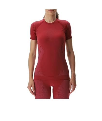 UYN Women's EVOLUTYON UW SH_SL T-Shirt, Anspruchsvolles Rot/Bordeaux/Bordeaux, X-Small von UYN