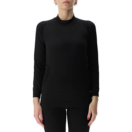 UYN Women's FUSYON Light Long SL T-Shirt, Schwarz, X-Large von UYN