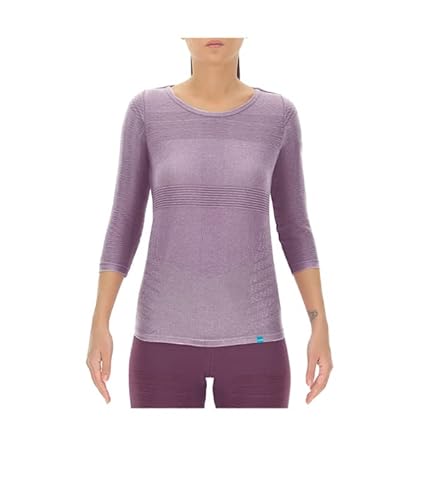 UYN Women's Natural Training OW Three SL T-Shirt, Chinesische lila Melange, X-Small von UYN