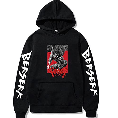 Berserk Hoodie Anime Guts Sweatshirt Männer Frauen Hip Hop Mode Sweatshirt Pullover mit Taschen von UYTON