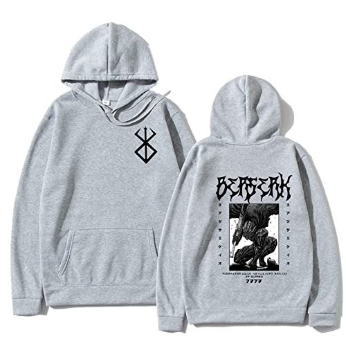 UYTON Berserk Hoodie Herren/Frauen Langarm Hoodies Anime Guts Pullover Kordelzug Sweatshirt von UYTON