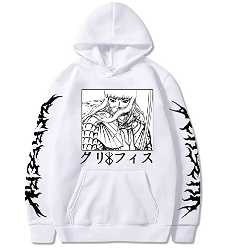 Unisex Berserk Hoodie Anime Hoodie Griffith Gedruckter grafischer Pullover Kapuze Sweatshirt von UYTON