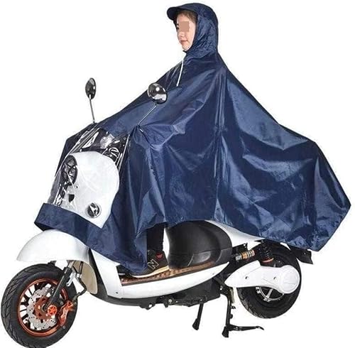 Wasserdicht Reiten Regenmantel, Elektroroller-Regenponcho, Fahrrad-Regenmantel, wasserdichter Fahrrad-Regenumhang, Poncho mit Kapuze, winddichter Regenmantel, Mobilitätsroller-Abdeckung (D 4XL) (Farbe von UYUME