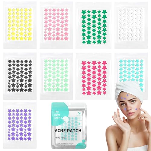 UYVPAER 360 Stück Pimple Patches, 3 Größen Pickel Patch Sterne Mit Teebaumöl Salicylsäure Hydrokolloid Pflaster Anti Pickel Patches Wasserdichte Atmungsaktive Tag Und Nacht Akne Patches UYVPAER 360 Stück Pimple Patches, 3 Größen Pickel Patch Sterne Mit Teebaumöl Salicylsäure Hydrokolloid Pflaster Anti Pickel Patches Wasserdichte Atmungsaktive Tag Und Nacht Akne Patches von UYVPAER