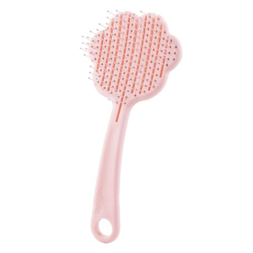 Haarkamm, Haarbürste, Entwirrbürste Auch, Bürste für Damen und Herren, Haarbürste Ohne Ziepen, Entwirrbürste für Gegen Knoten und Spliss, Rosa von UZEYAX