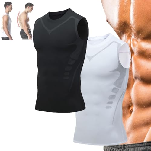 Vitalvest, Duneva Abnehmweste, Abnehmen Weste Herren, 2024 New Version Ionic Shaping Vest FüR Herren (3XL,03) von UZIPZ