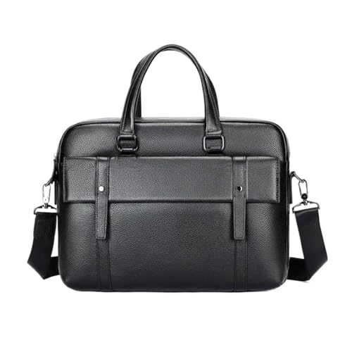 UZOURI Aktentaschen Herren Laptoptaschen Echtes Leder Messenger Schultertaschen Business Handtaschen Computer Taschen von UZOURI