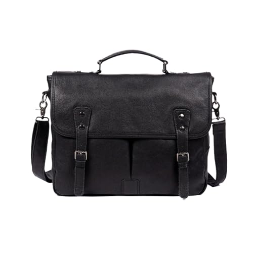 UZOURI Aktentaschen aus echtem Leder Laptoptaschen Handtaschen Herren Messenger Schultertaschen Umhängetaschen von UZOURI