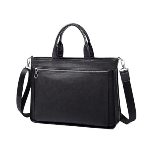 UZOURI Business Aktentaschen Gepäck Handtaschen Messenger Schultertaschen Herren Echtleder Laptoptaschen von UZOURI