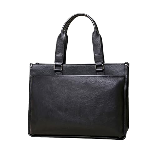 UZOURI Business Aktentaschen Herren Messenger Schultertaschen Echtes Leder Laptop Taschen Gepäck Handtaschen von UZOURI