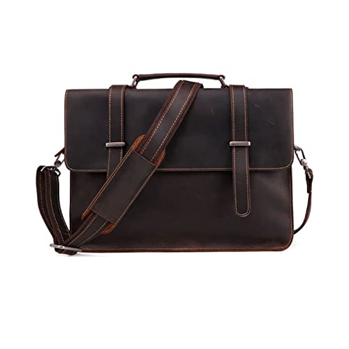 UZOURI Business-Laptoptaschen for Herren aus Leder, Aktentaschen, Umhängetaschen, lässige Tagesrucksäcke, Tragetaschen, Messenger-Taschen, Koffer von UZOURI