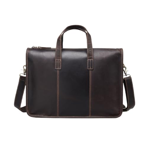 UZOURI Echtes Leder Laptop Taschen Business Aktentaschen Handtaschen Herren Messenger Schulter Taschen von UZOURI