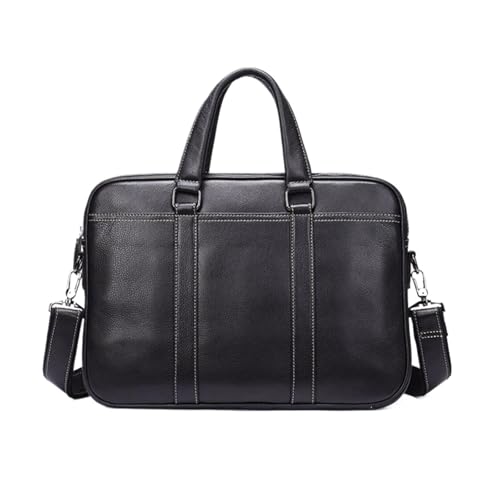 UZOURI Echtes Leder Laptop Taschen Herren Aktentaschen Messenger Schulter Taschen Umhängetaschen Handtaschen von UZOURI