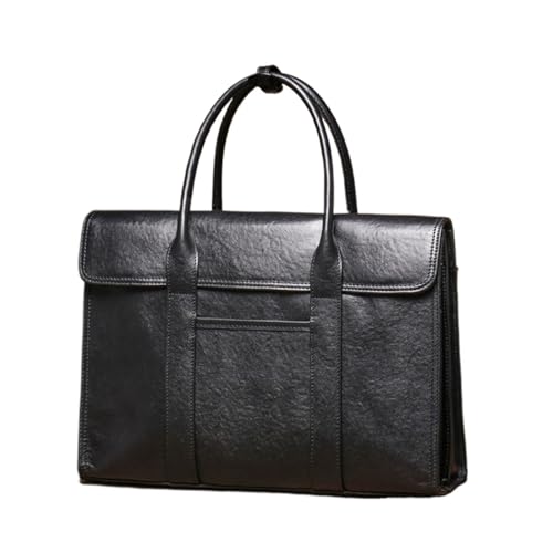 UZOURI Gepäck Handtaschen Herren Messenger Schultertaschen Echtes Leder Laptop Taschen Business Aktentaschen von UZOURI