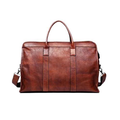 UZOURI Gepäck Handtaschen Laptoptaschen Herren Aktentaschen Echtes Leder Schultertaschen Notebook Computer Taschen von UZOURI