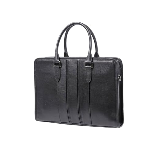 UZOURI Handtaschen Aktentaschen Herren Schultertaschen Echtes Leder Notebook Computer Taschen Laptop Taschen von UZOURI