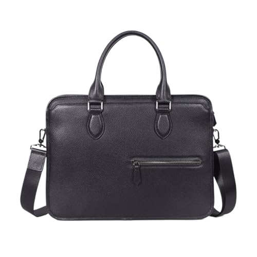 UZOURI Herren Aktentaschen Handtaschen Messenger Schultertaschen Echtes Leder Laptoptaschen Umhängetaschen von UZOURI