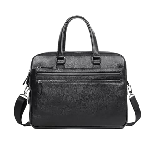 UZOURI Herren Aktentaschen Laptoptaschen Echtleder Tragetaschen Handtaschen Messenger Schultertaschen von UZOURI