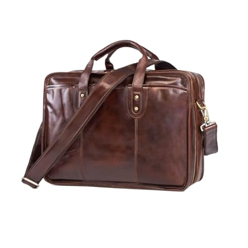 UZOURI Herren Aktentaschen Umhängetaschen Echtes Leder Laptop Handtaschen Notebook Computer Taschen Tragetaschen UZOURI Herren Aktentaschen Umhängetaschen Echtes Leder Laptop Handtaschen Notebook Computer Taschen Tragetaschen von UZOURI