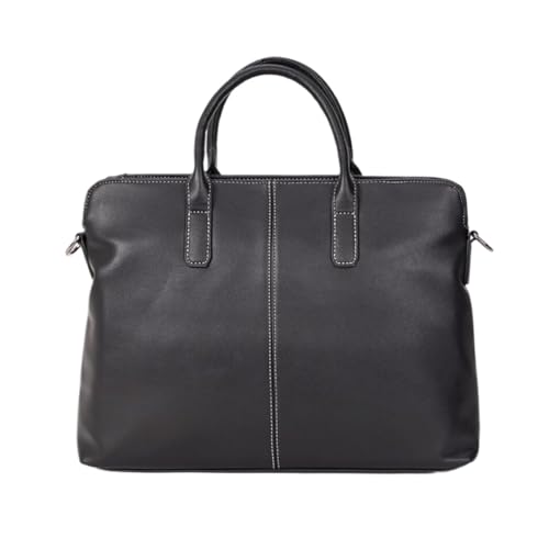 UZOURI Herren Computer Laptop Taschen Leder Handtaschen Messenger Schultertaschen Tragetaschen Aktentaschen von UZOURI