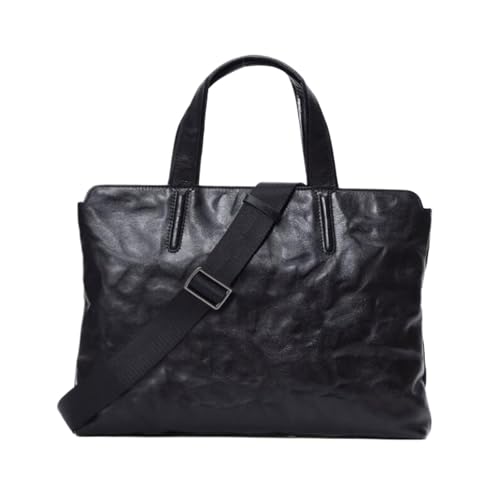 UZOURI Herren Messenger Schultertaschen Tragetaschen Gepäck Handtaschen Leder Laptoptaschen Aktentaschen von UZOURI