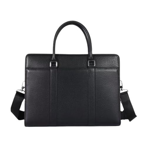 UZOURI Herrengepäck Handtaschen Laptoptaschen Ledertragetaschen Messenger-Schultertaschen Aktentaschen(Black) von UZOURI