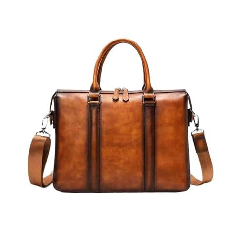 UZOURI Herrenhandtaschen Aktentaschen Laptoptaschen aus Leder Notebooktaschen Tragetaschen Umhängetaschen von UZOURI