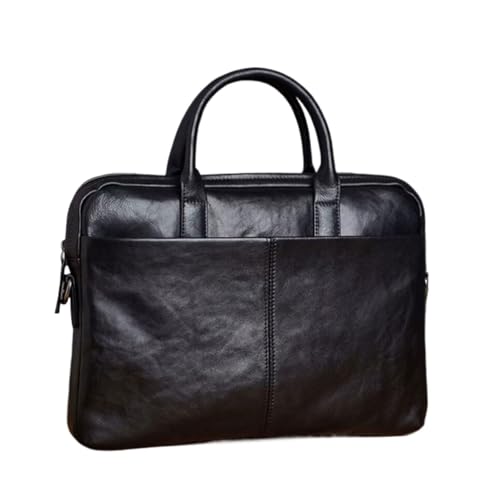 UZOURI Messenger-Schultertaschen Herrengepäck Handtaschen Laptoptaschen Aktentaschen aus echtem Leder von UZOURI