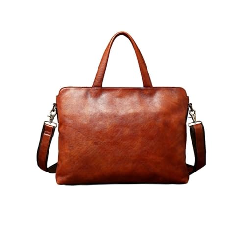 UZOURI Notebook-Computertaschen Herren Echtleder Messenger Schultertaschen Handtaschen Laptoptaschen Aktentaschen von UZOURI