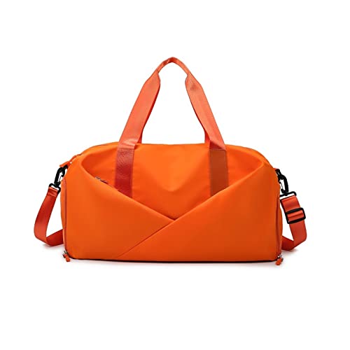 UZOURI Reisetaschen for Herren Reisetaschen Umhängetaschen Damen Sporttaschen Handtaschen Sportgepäcktaschen ( Color : Orange ) von UZOURI
