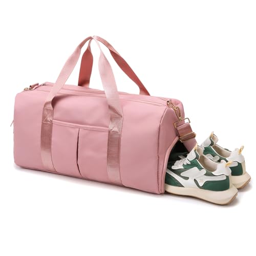 UZSUZZ Sporttasche & Reisetasche für Damen und Herren, Reisetasche Duffel Bag mit Schuhfach & Nassfach, Abnehmbarer Tragegurt, Wasserdicht Schwimmtasche Fitnesstasch Handgepäck Tasche Weekender Bag UZSUZZ Sporttasche & Reisetasche für Damen und Herren, Reisetasche Duffel Bag mit Schuhfach & Nassfach, Abnehmbarer Tragegurt, Wasserdicht Schwimmtasche Fitnesstasch Handgepäck Tasche Weekender Bag von UZSUZZ