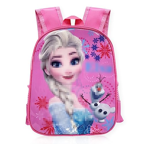 UZSXHJ Cartoon School BackBag,Prinzessin Mädchen Schulranzen,Schultaschen für Mädchen,Cartoon Prinzessin Große Kapazität Schultasche Schule Saison Geschenk Kindergeburtstag Geschenk von UZSXHJ